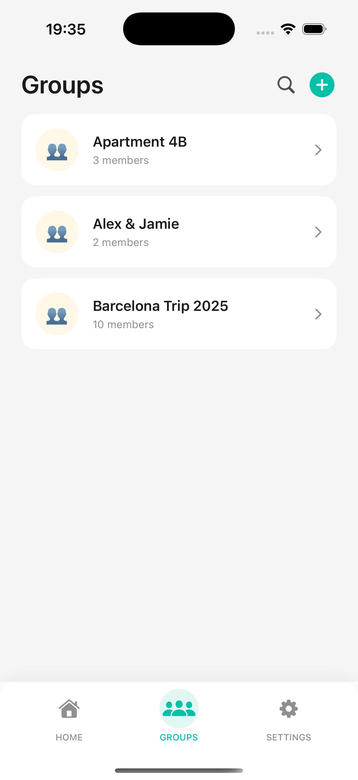 Your Groups